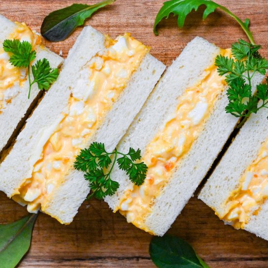 Tamago Sando Japanese Egg Sandwich