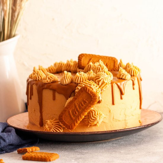 Lotus Biscoff Cake