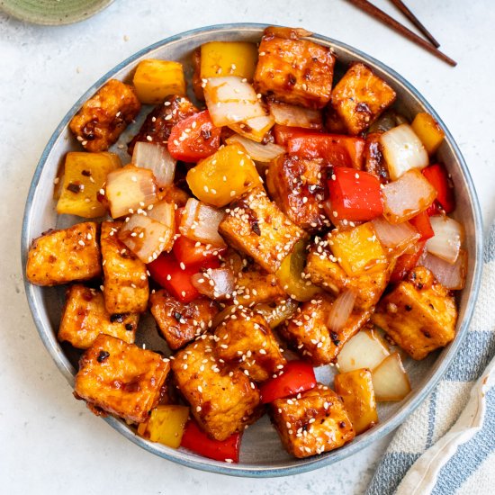 Sweet and Sour Tofu