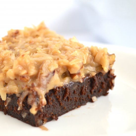 German Chocolate Brownies