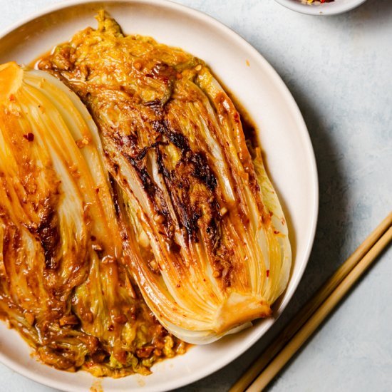 Miso Garlic Butter Chinese Cabbage