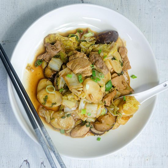 Shanghai Rice Cake Stir-Fry