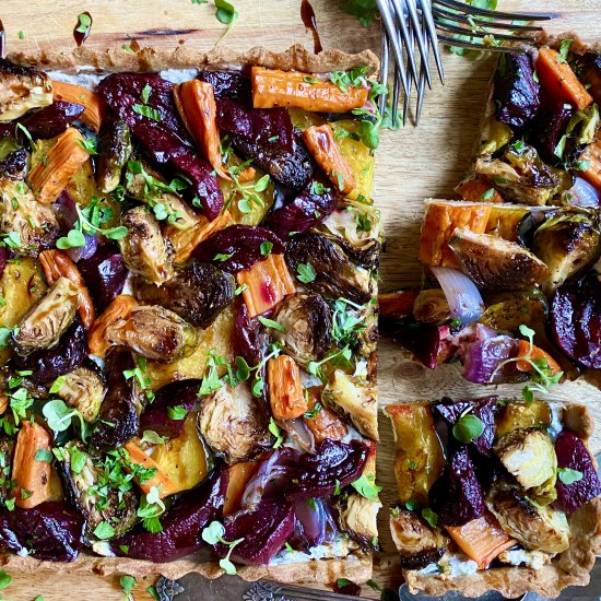 Savory Harvest Vegetable Tart