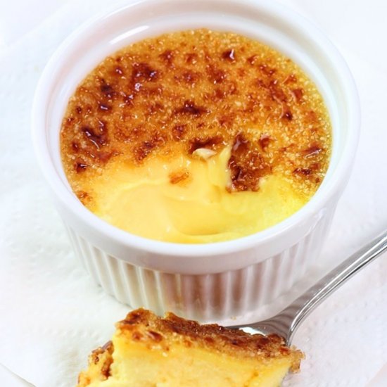 easy vanilla crème brûlée