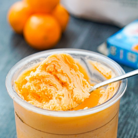 Keto Creamsicle Ice Cream Recipe