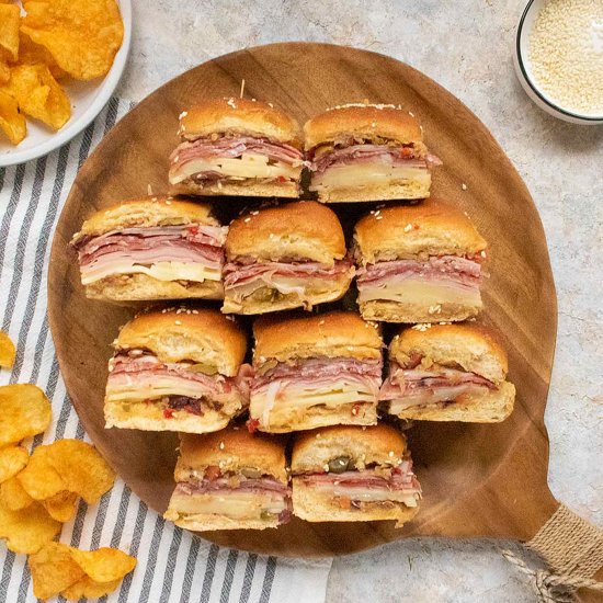 Muffuletta Sliders