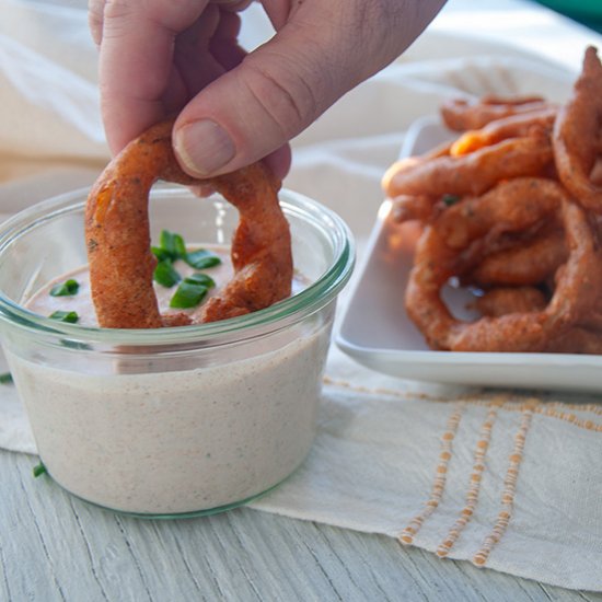 Beer Battered Onion Rings