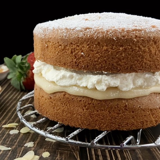 Swedish Cardamom Cream Cake