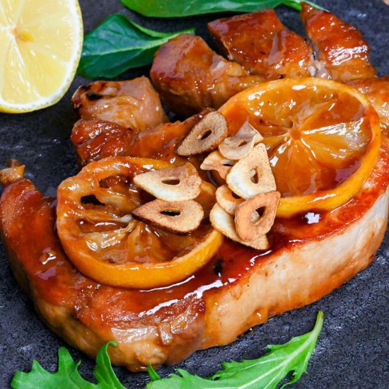 Lemon Teriyaki Pork Chops