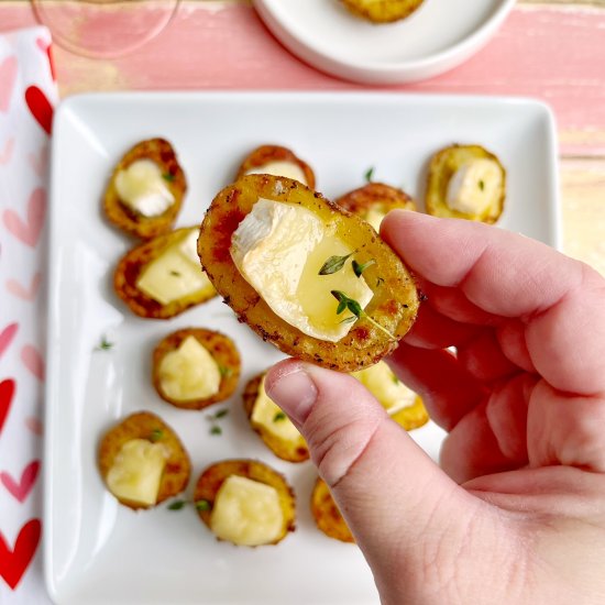 Brie Stuffed Potato Bites