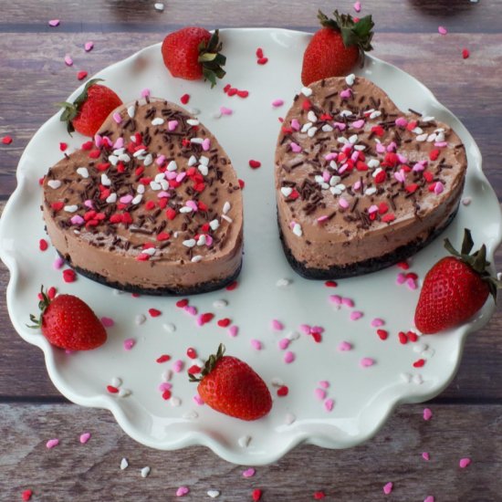 No Bake Valentine’s Day Cheesecake