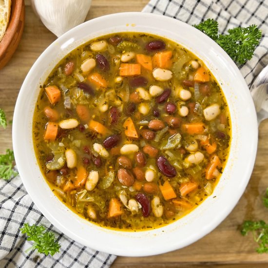 COZY 3 Bean Soup to Warm your Soul