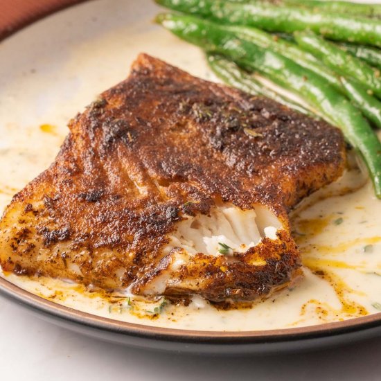 Blackened Chilean Sea Bass