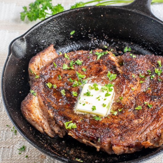 Blackened Ribeye Steak