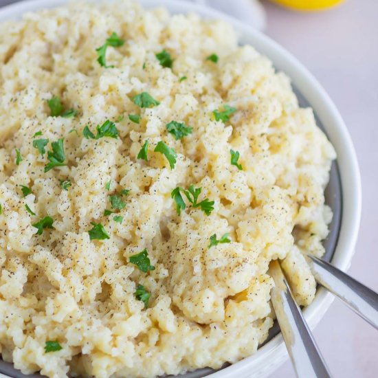 Creamy Parmesan Rice