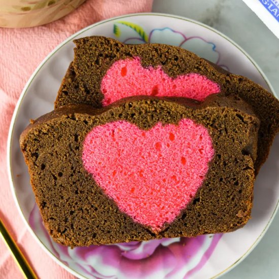 Hidden Heart Pound Cake