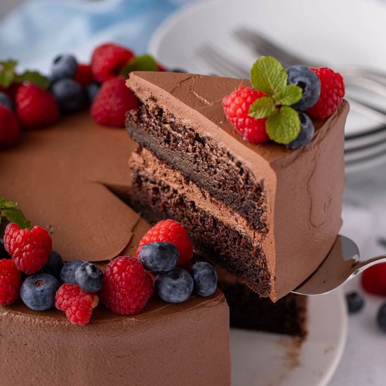 The Best Vegan Chocolate Cake