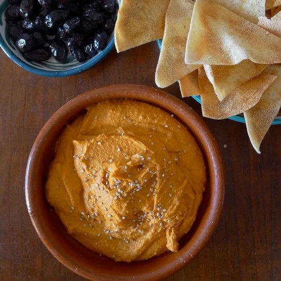 Garlic-Pimentón Chickpea Spread