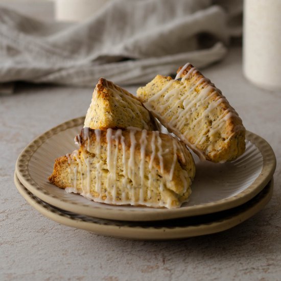 Lemon Poppy Seed Scones