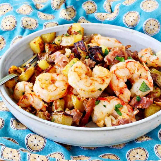 Sheet Pan Shrimp & Roasted Potatoes