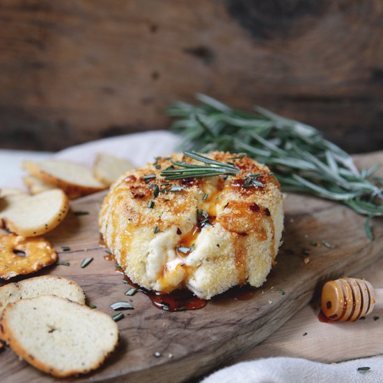 Baked Boursin Cheese w/ Hot Honey