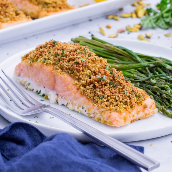 Pistachio-Crusted Salmon