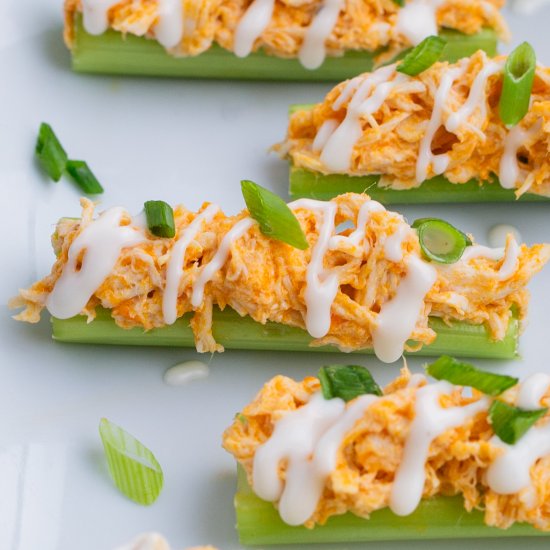 Buffalo Chicken Celery Sticks