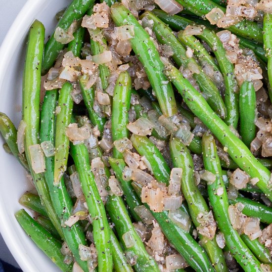 Green Beans with Vinegar