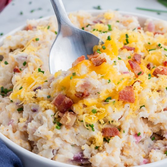 Loaded Bacon Mashed Potatoes