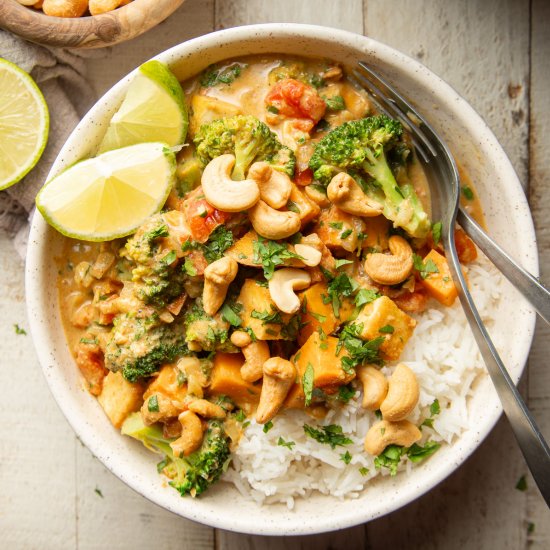 Cashew Curry with Tofu