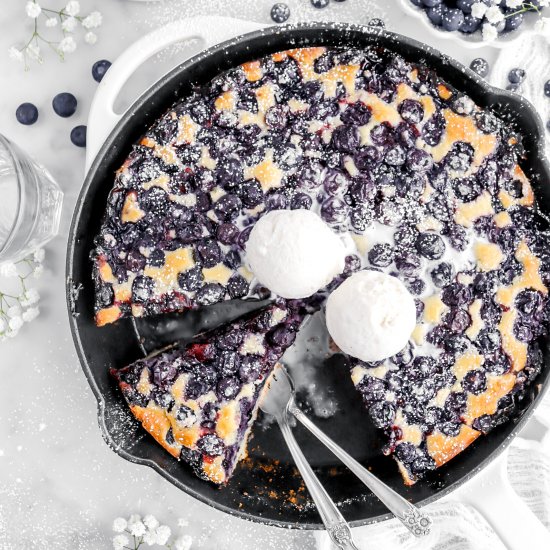 Easy Blueberry Cobbler