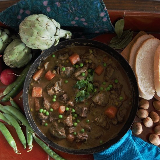 Beef Stew with Artichokes