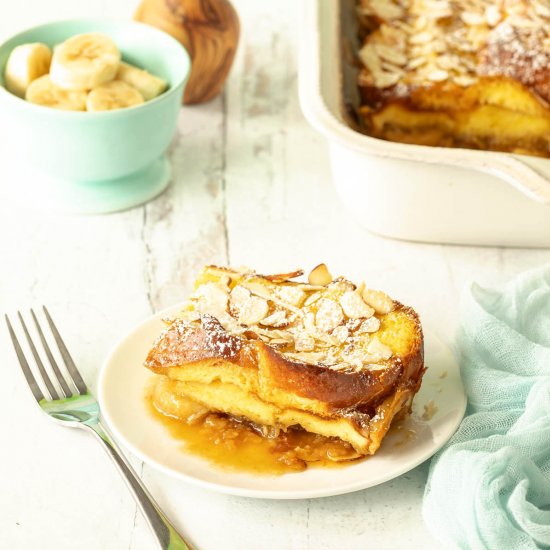 Baked Banana French Toast