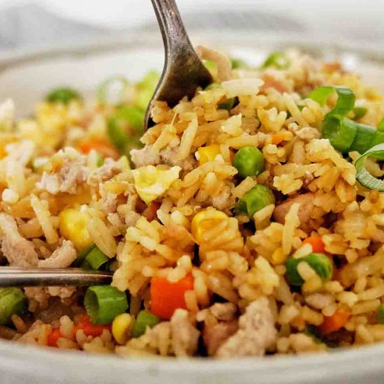 Pork Mince Fried Rice