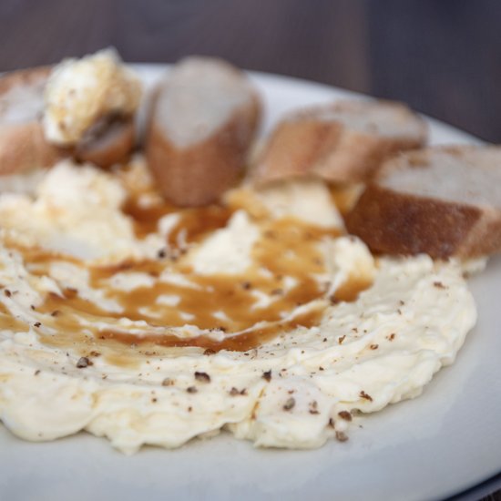 Whipped brie with mascarpone