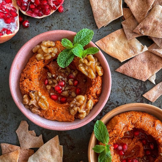 Muhammara (Roasted Capsicum Dip)