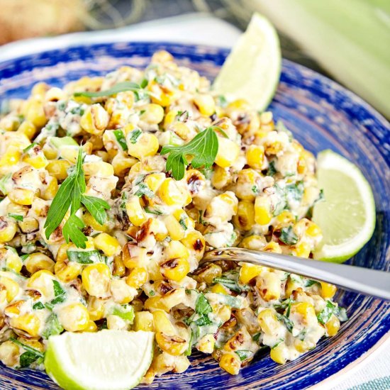 Grilled Corn Salsa