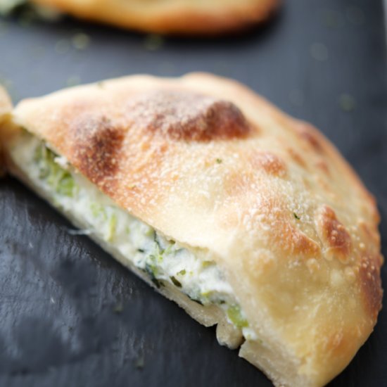 Broccoli and Cheese Calzones