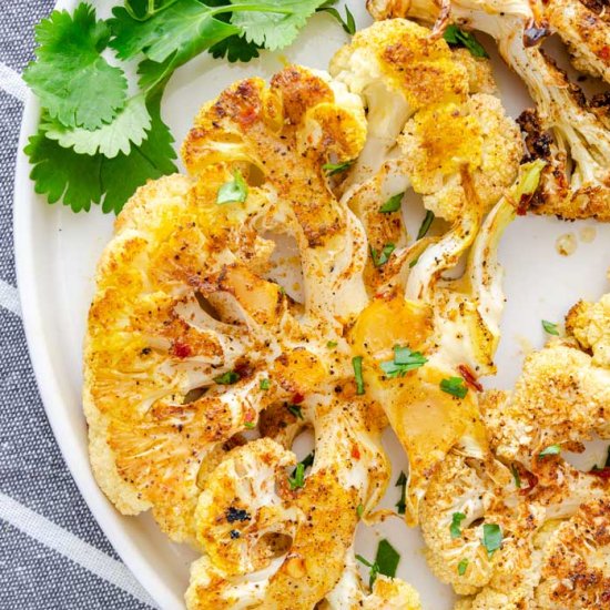 Grilled Cauliflower Steaks