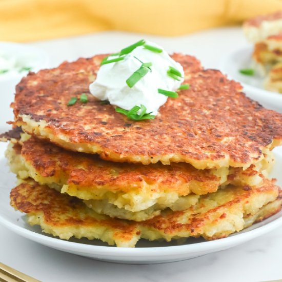 Crispy Easy Mashed Potato Pancakes