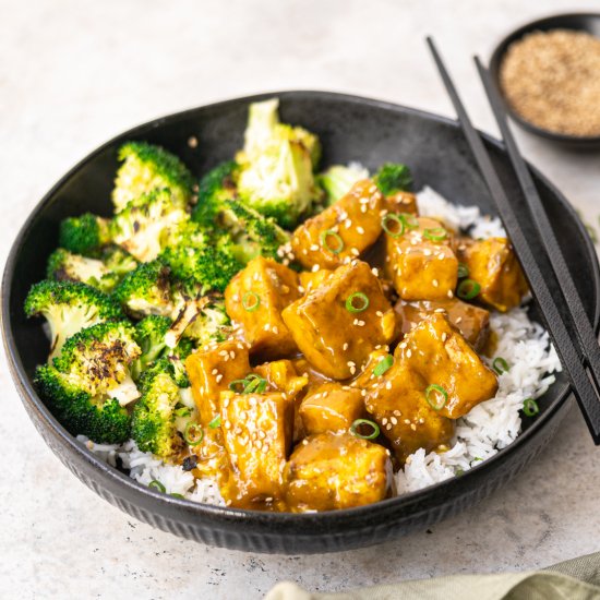 Crispy Orange Tofu