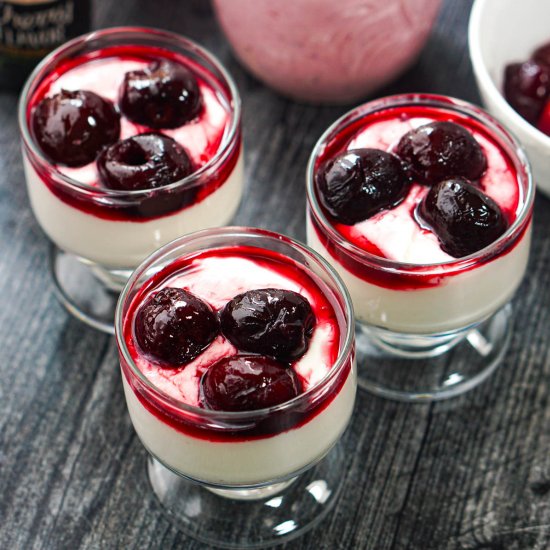 Keto Cherry Whipped Cottage Cheese