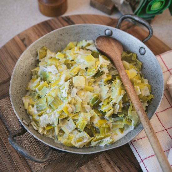 Leek Fondue Easy French Recipe