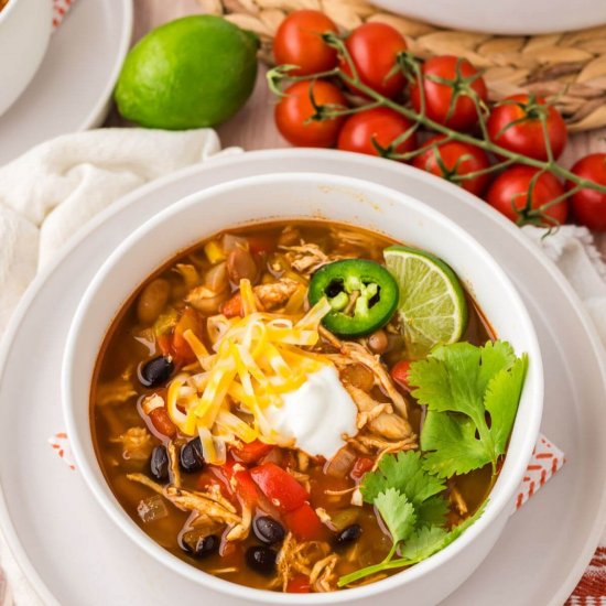 Southwest Chicken Soup