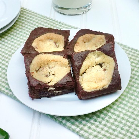 Marbled Cookie Brownies