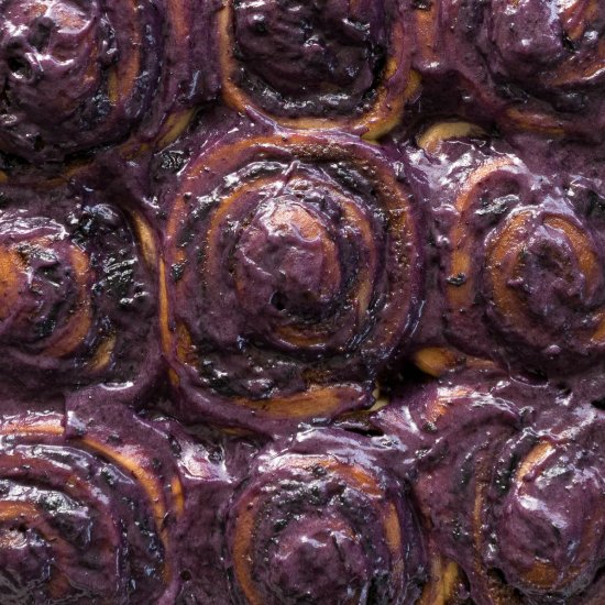 Blueberry Cinnamon Rolls