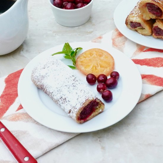 Cranberry Orange French Toast Roll