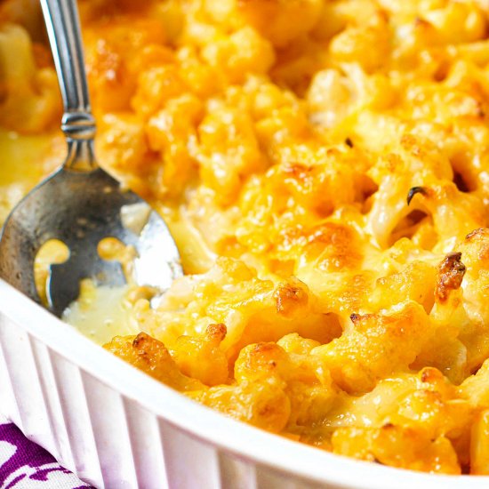 Keto Cauliflower Mac & Cheese