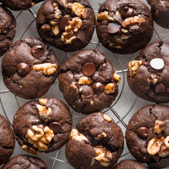 Double Chocolate Espresso Cookies