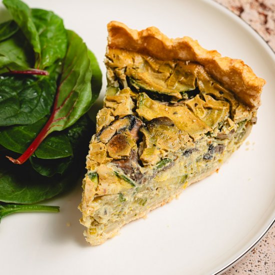 Vegan Tofu Quiche